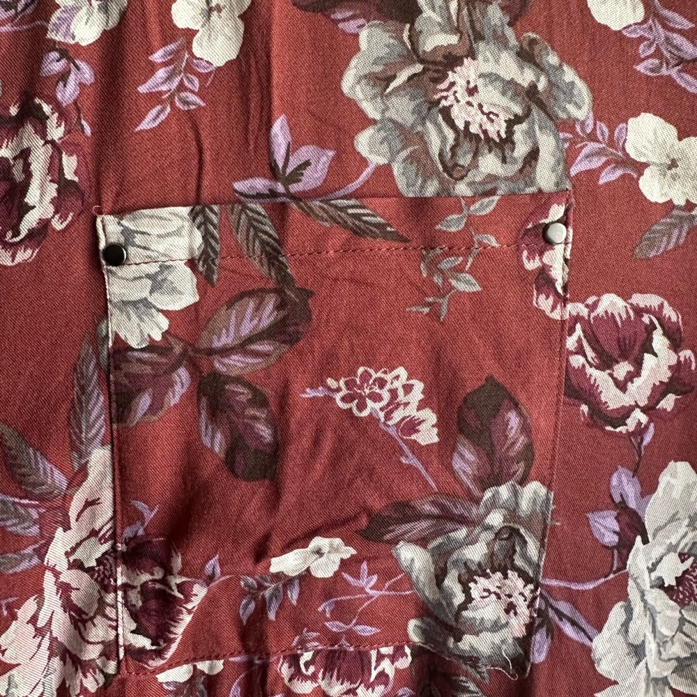 TORRID - Mini Challis Zip-Front Shirt Dress - Skulls & Florals - Plus Size 6X - Picture 9 of 10